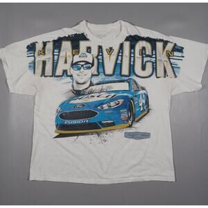NASCAR Shirt Mens 2XL Kevin Harvick Stewart Haas‎ Racing Double Sided